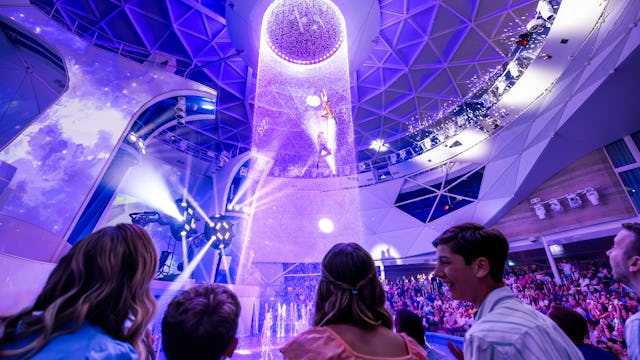 An aquadome show on Star of the Seas
