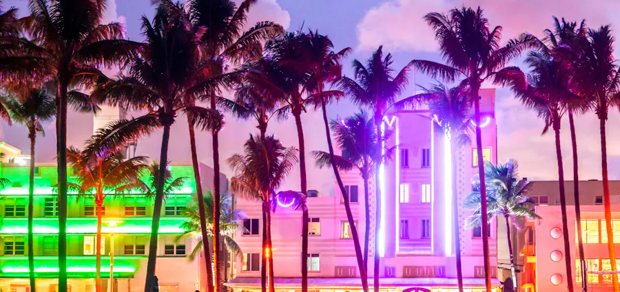 Miami at night