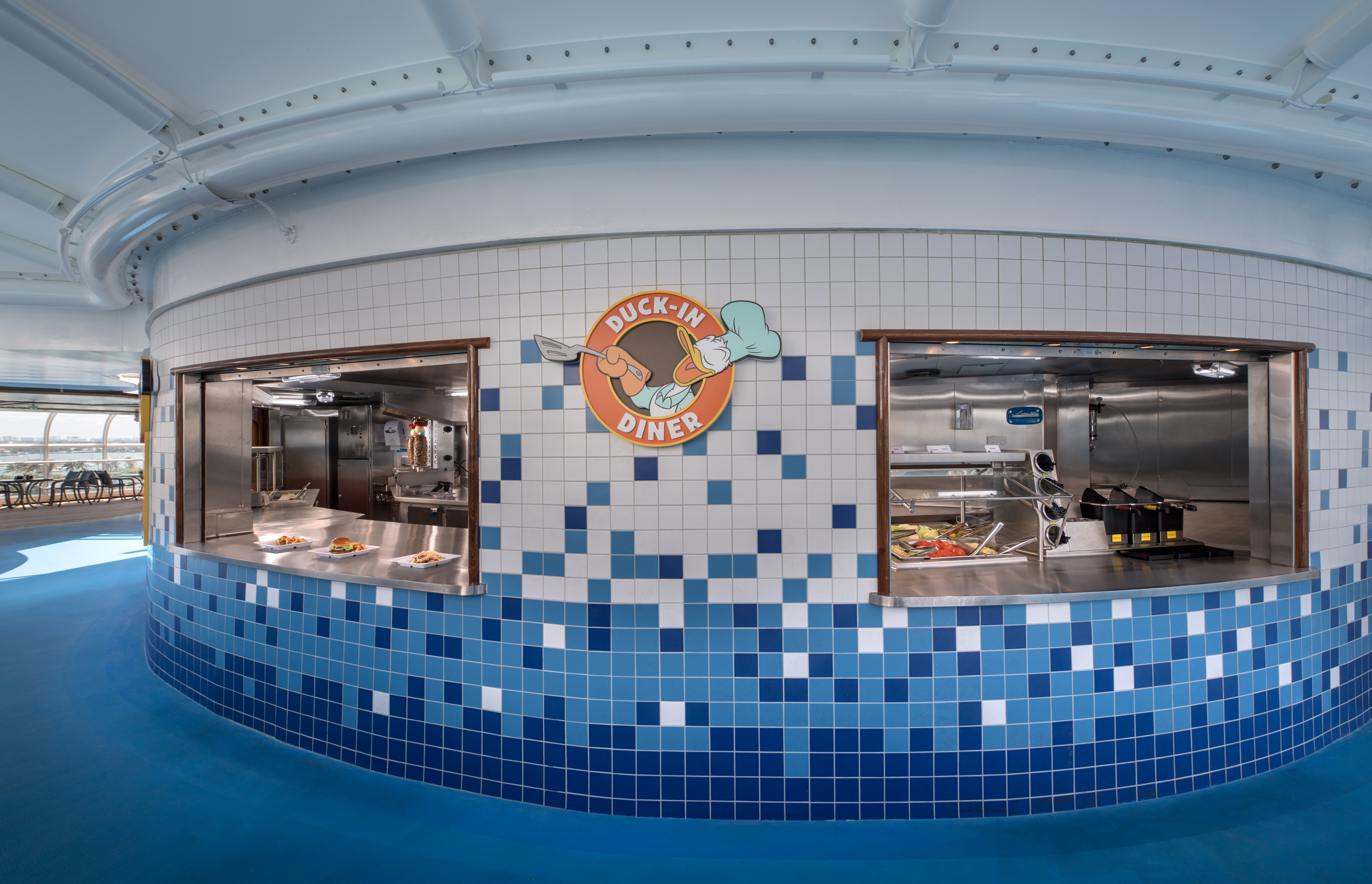 Duck-In Diner on Disney Magic