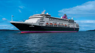 exterior view of Renaissance at sea
