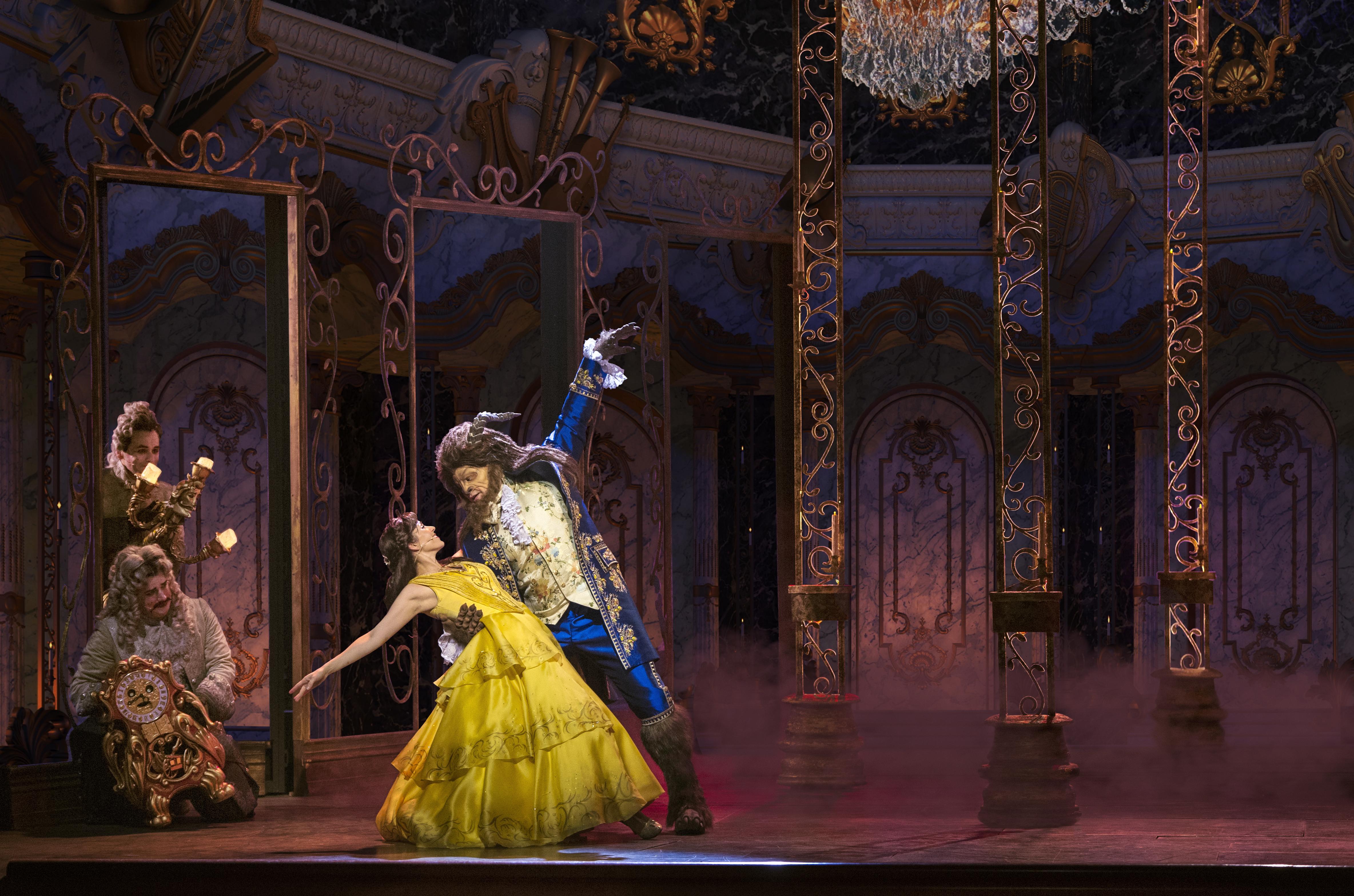 Beauty and the Beast entertainment on Disney Dream