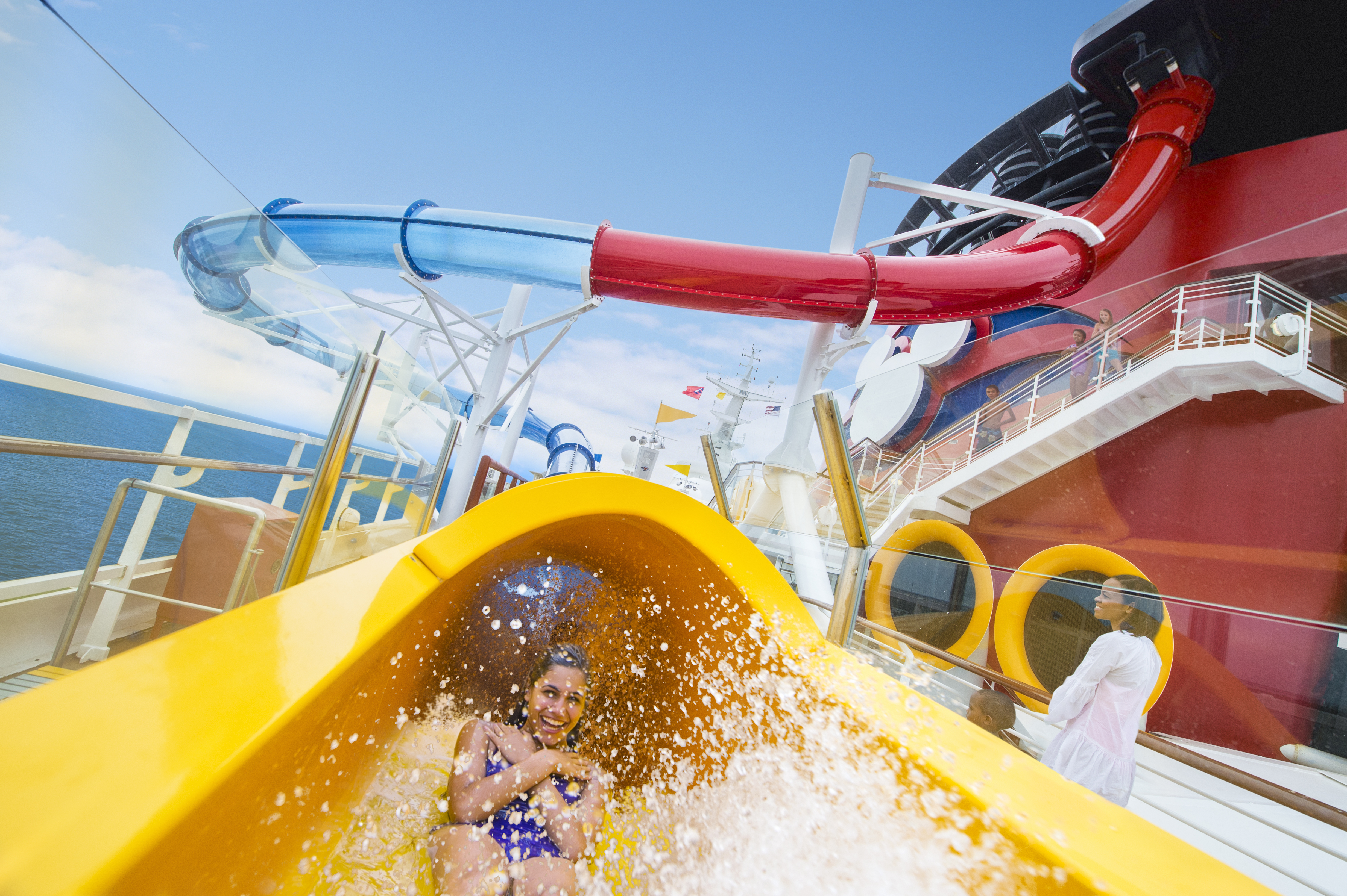AquaDunk waterslide on Disney Magic