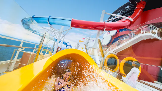 AquaDunk waterslide on Disney Magic
