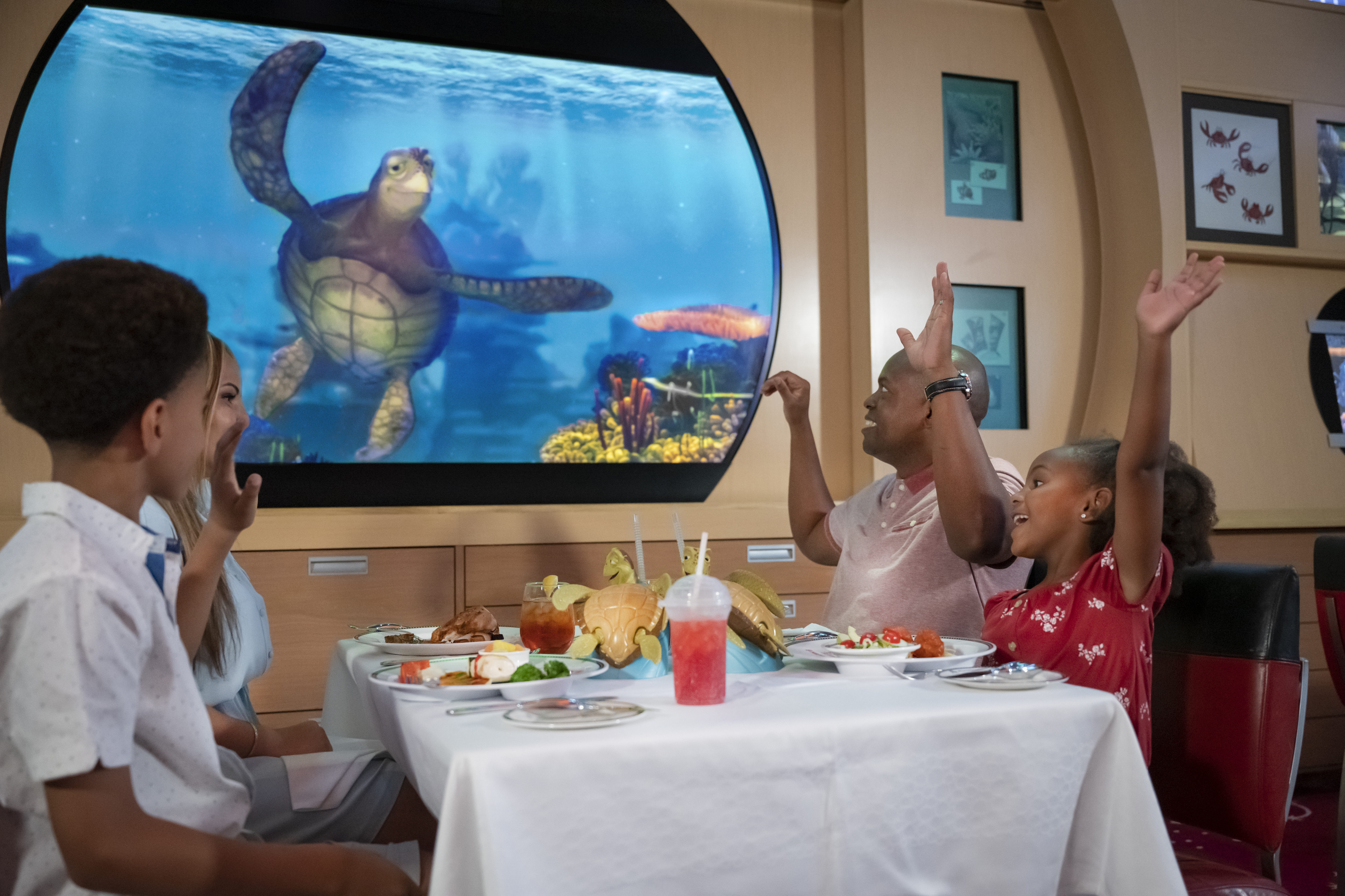 Animator's Palate restaurant Disney Fantasy