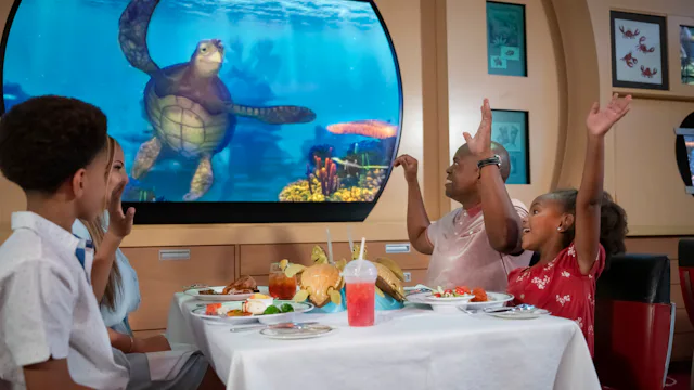 Animator's Palate restaurant Disney Fantasy