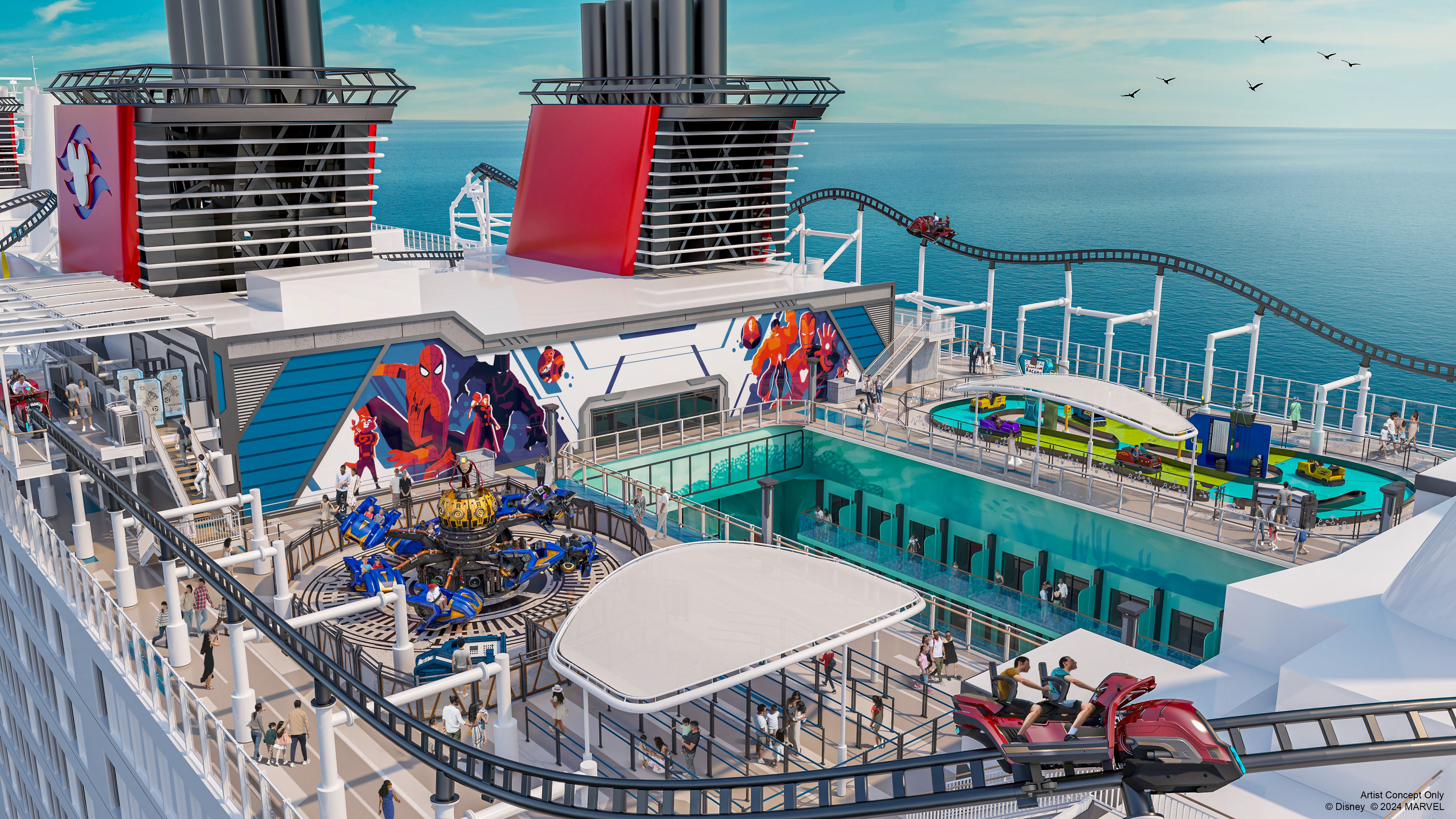 Marvel Landing Disney Adventure