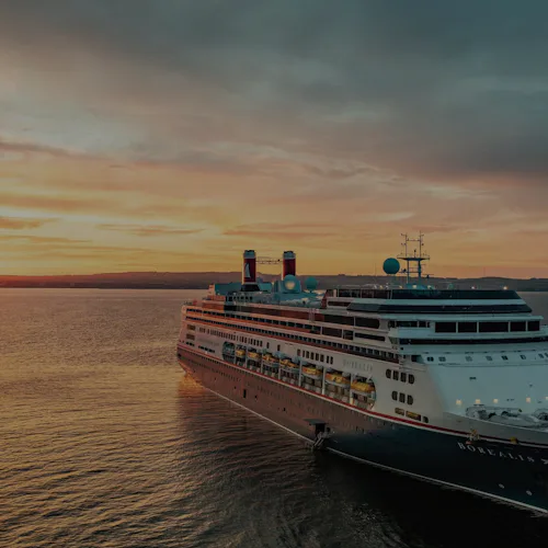 Fred. Olsen Cruise Lines Borealis Ship at Sea Navigating
