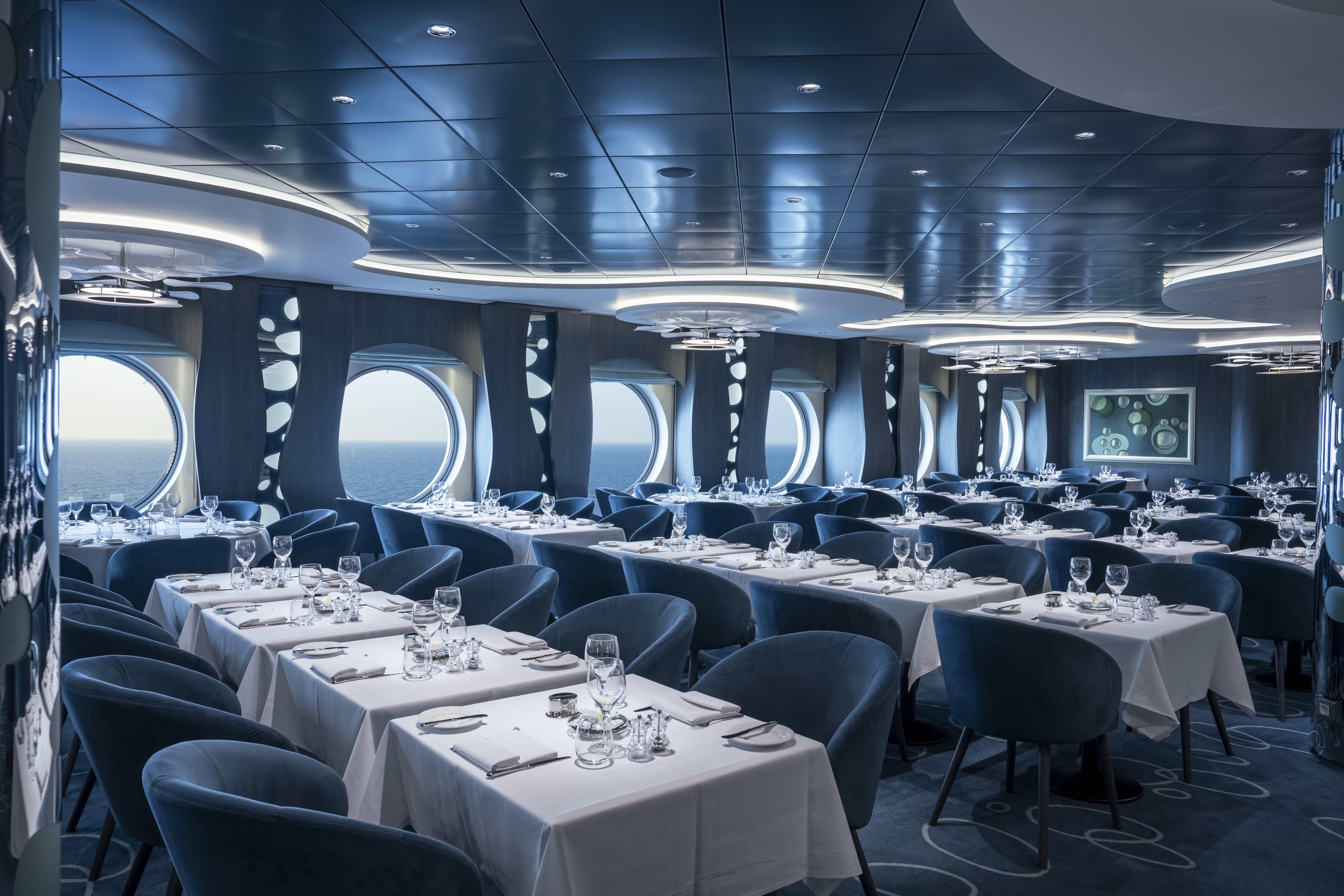 Bubbles Restaurant on MSC World Asia