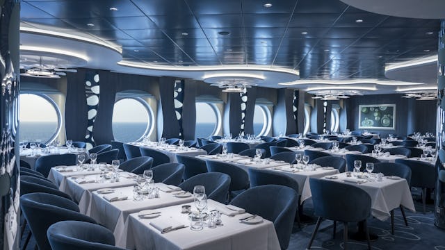 Bubbles Restaurant on MSC World Asia