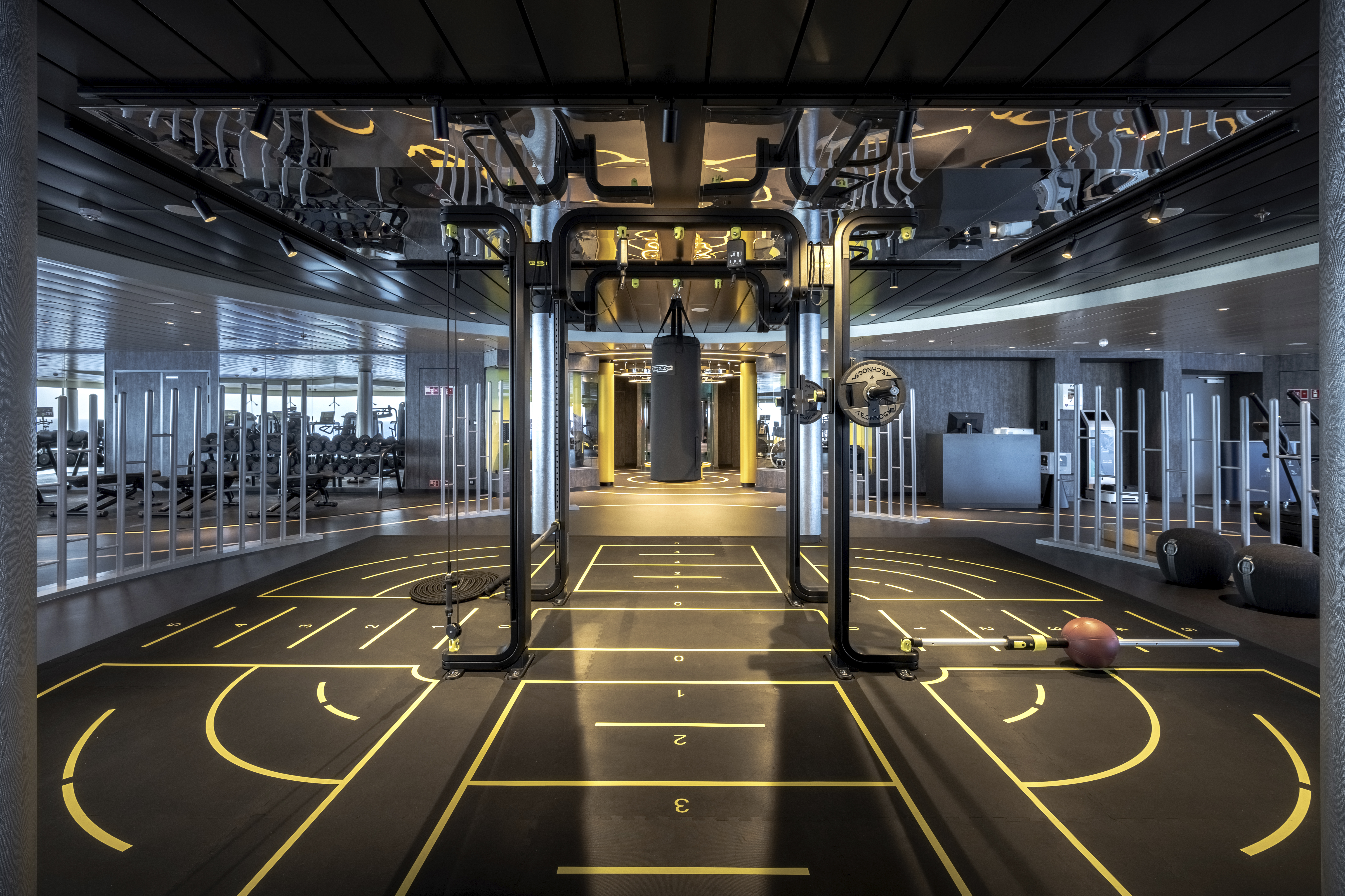 MSC Gym Powered by Technogym on MSC World Asia