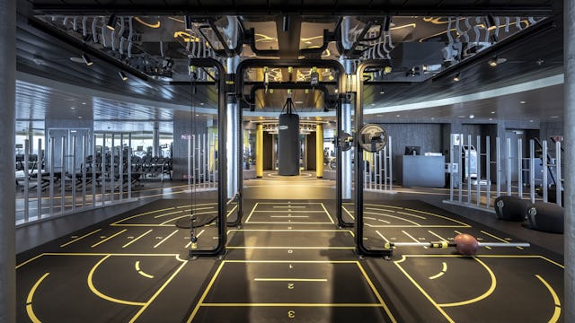 MSC Gym Powered by Technogym on MSC World Asia