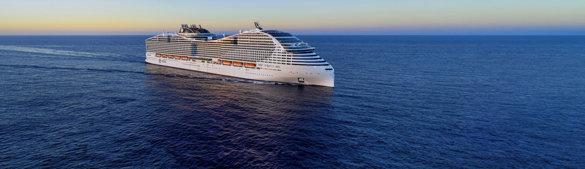 MSC World Asia at sea