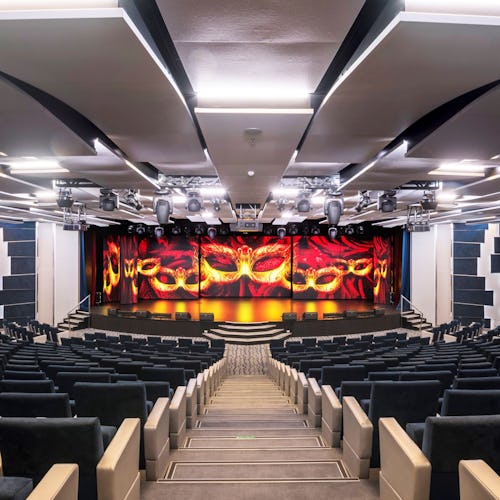View of the theatre on MSC Seaside