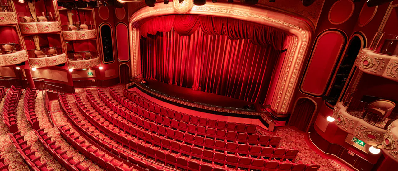 Royal Court Theatre onboard a Cunard ship