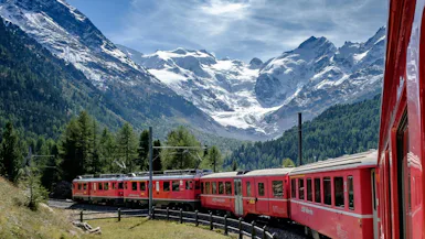The Swiss Alps and Bernina Red With Milan & Rome Stays